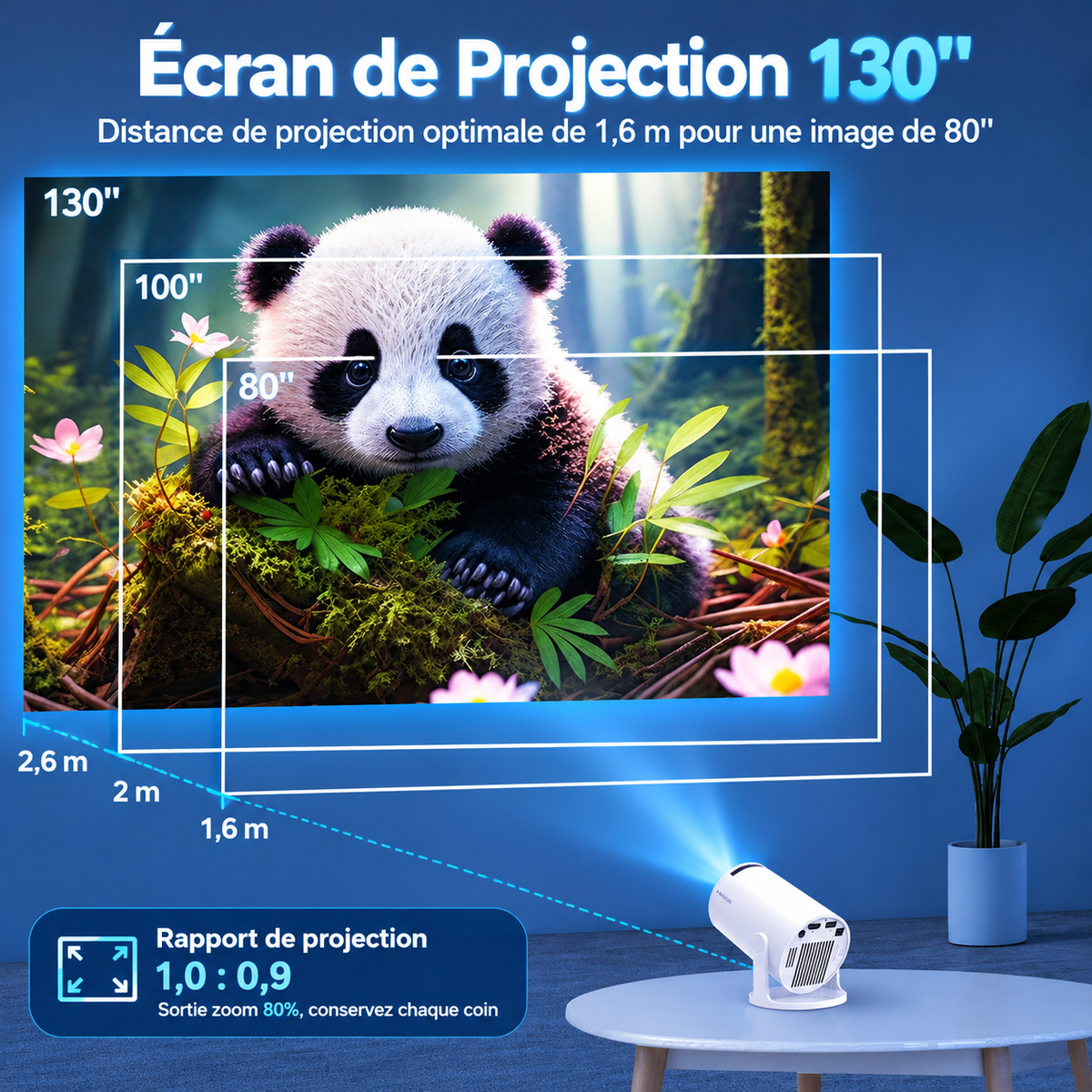 CinePod – Mini projecteur portable | Cinéma à la maison